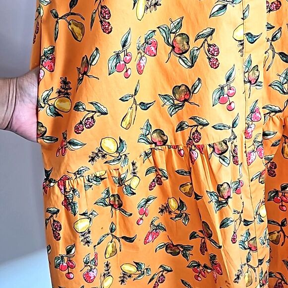 Donna Morgan Collared High Neck Button Down Folded Short Sleeve size 8 - Picture 5 of 13